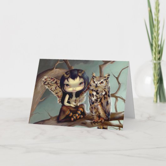 "Owlyn"の挨拶状 カード (正面)