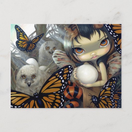 「Owlyn in the Nest」ポストカード ポストカード (正面)