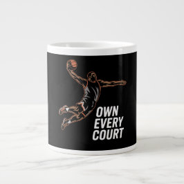 Own Every Court Sports Mixed ジャンボコーヒーマグカップ