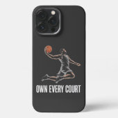 Own Every Court Sports Mixed iPhoneケース (裏面)