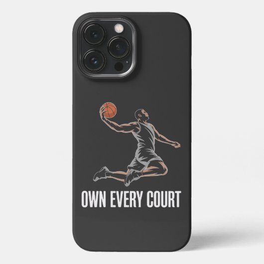 Own Every Court Sports Mixed iPhoneケース (裏面)