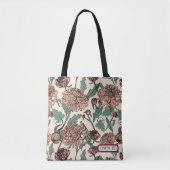 Own It Floral Aesthetic Tote Bag トートバッグ (正面)