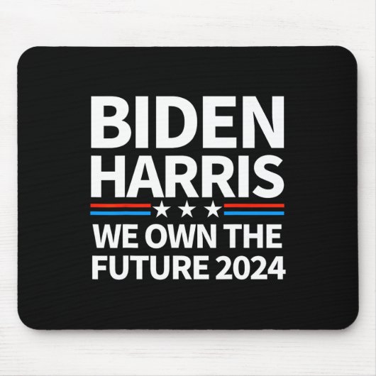 Own The Futureバイデン氏・ハリス2024愛国的バイデン氏K マウスパッド (正面)