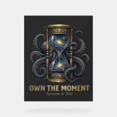 Own The Moment アクリルサイン (正面)