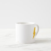 Own Your Power Minimal Typography | Motivational Q エスプレッソカップ (正面右)