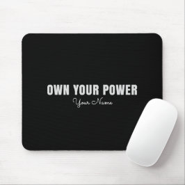 Own Your Power Personalized Mouse Pad – Feminine C マウスパッド