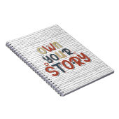 Own Your Story – Inspirational Typography Design ノートブック (右側)