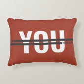 Own Your Story Shirt – Bold Motivational Quote アクセントクッション (正面)