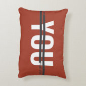 Own Your Story Shirt – Bold Motivational Quote アクセントクッション (裏面(縦))