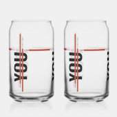 Own Your Story Shirt – Bold Motivational Quote ガラス缶 (正面)