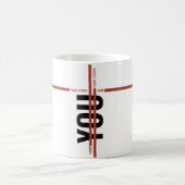 Own Your Story Shirt – Bold Motivational Quote コーヒーマグカップ (中央)