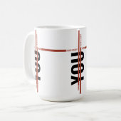 Own Your Story Shirt – Bold Motivational Quote コーヒーマグカップ (正面左)