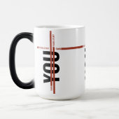 Own Your Story Shirt – Bold Motivational Quote モーフィングマグカップ (左)