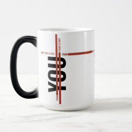 Own Your Story Shirt – Bold Motivational Quote モーフィングマグカップ