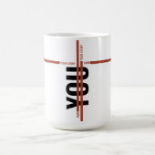 Own Your Story Shirt – Bold Motivational Quote モーフィングマグカップ (中央)