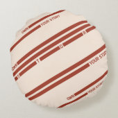 Own Your Story Shirt – Bold Motivational Quote ラウンドクッション (裏面)