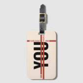 Own Your Story Shirt – Bold Motivational Quote ラゲッジタグ (正面縦)