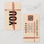 Own Your Story Shirt – Bold Motivational Quote 名刺 (正面/裏面)