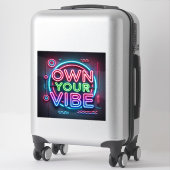 Own Your Vibe - カスタムVinal-Cut Vinyl Stickers シール (スーツケース)