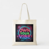 Own Your Vibe – ネオントートバッグ トートバッグ (裏面)