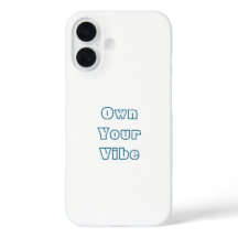 Own Your Vibe - iPhone 16スタイリッシュバックケース