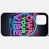 Own Your Vibe - Neon iPhoneケース Case-Mate iPhoneケース (裏面 (横))
