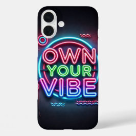 Own Your Vibe - Neon iPhoneケース iPhone 16 Plusケース