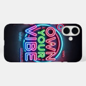 Own Your Vibe - Neon iPhoneケース Case-Mate iPhoneケース (裏面 (横))