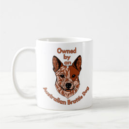 Owned by a Brattle Dog (Red) コーヒーマグカップ