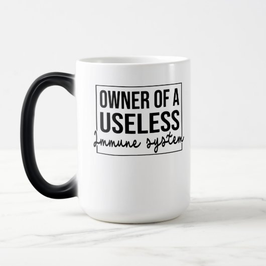 Owner Of A Useless Immune System モーフィングマグカップ (左)