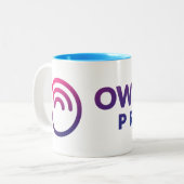 Owossoプライドデュオトーンコーヒーマグ ツートーンマグカップ (正面左)