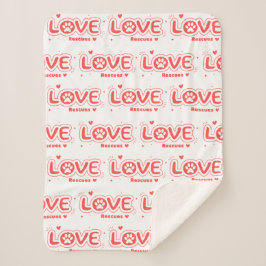 OWRAssist Love Rescues シェルパブランケット