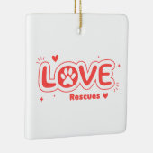 OWRAssist Love Rescues セラミックオーナメント (右)