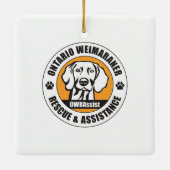 OWRAssist Love Rescues セラミックオーナメント (裏面)