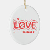OWRAssist Love Rescues セラミックオーナメント (右)