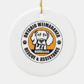 OWRAssist Love Rescues セラミックオーナメント (裏面)