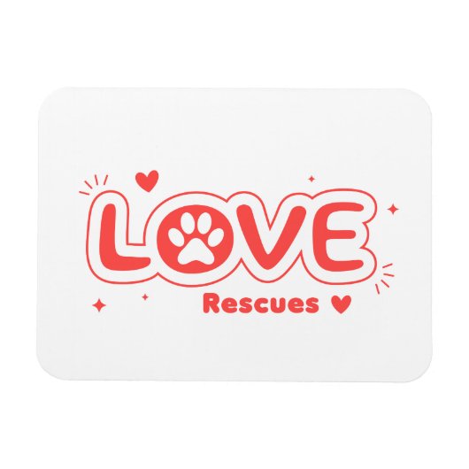 OWRAssist Love Rescues マグネット (横)