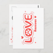 OWRAssit Love Rescues ポストカード (正面/裏面)