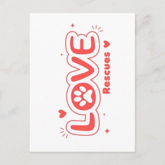 OWRAssit Love Rescues ポストカード (正面)