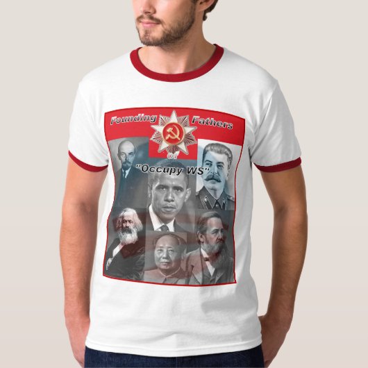 "OWS "の創始者 Tシャツ (正面)