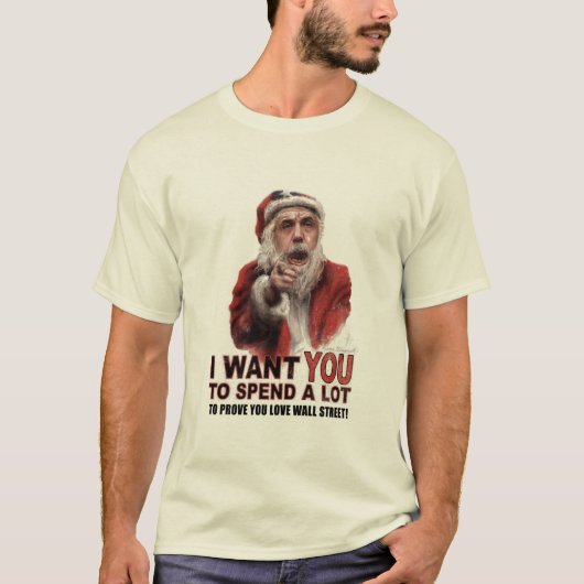 OWS Bernankeはあなたの愛を証明するために使ってほしいです Tシャツ (正面)