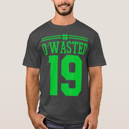 OWsted 19チーム飲みおもしろいSt patricks day Tシャツ (正面)