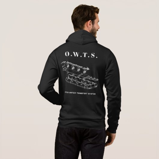 OWTS Black Blowapart Sweatshirt パーカ (裏面フル)