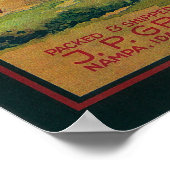 Owyhee Apple Crate LabelNampa、ID ポスター (角)