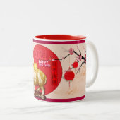 OXキッドランタン中国のさくらんぼ開花1M ツートーンマグカップ (正面右)