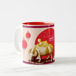 OXキッドランタン中国のさくらんぼ開花1M ツートーンマグカップ