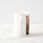 Ox -中国の〔占星術の〕十二宮図 ボーンチャイナマグカップ (裏面)