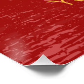 Ox Chinese Zodiac Horoscope Constellation Sign ポスター (コーナー)