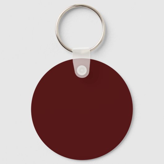 Oxblood Red 4A0000カラー、名前の追加オプション キーホルダー (正面)