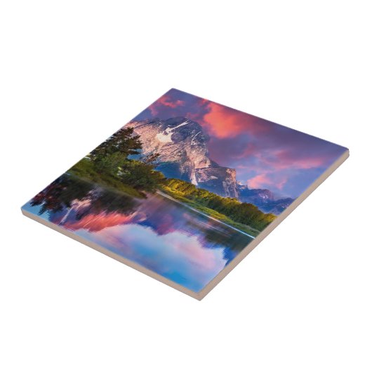 Oxbowのくねりの日の出 タイル (側面)